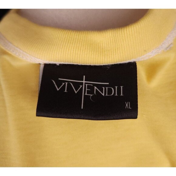 Vivendii Organic Cotton Long Sleeve T-Shirt L Mens Yellow Look Around $170 - Picture 9 of 15